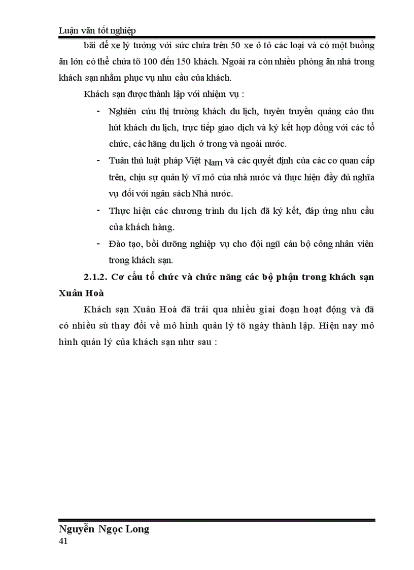 image for page Hoàn thiện chính sách sản phẩm tại khách sạn Xuân Hoà