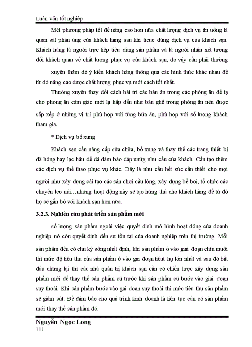 image for page Hoàn thiện chính sách sản phẩm tại khách sạn Xuân Hoà