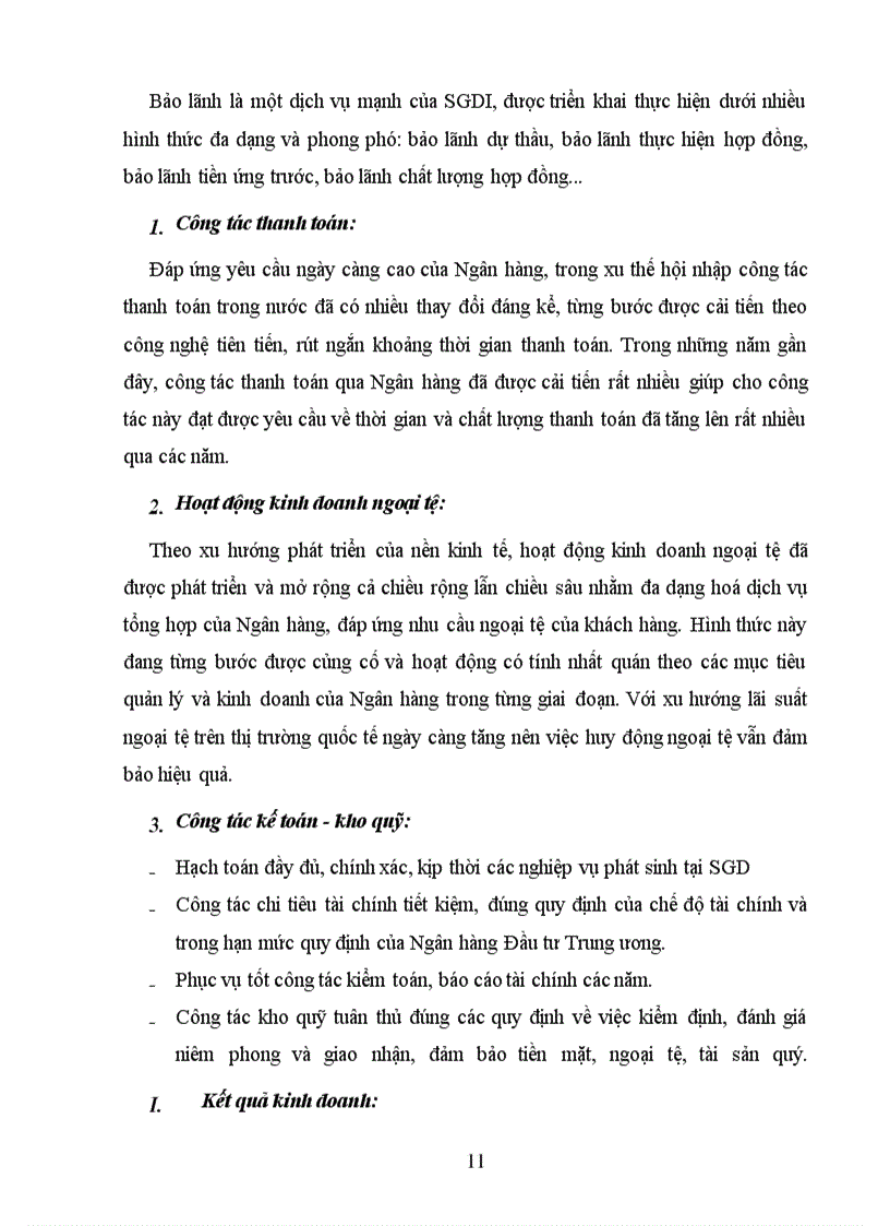 image for page Báo cáo thực tập tại Sở giao dịch I NHĐT & PTVN