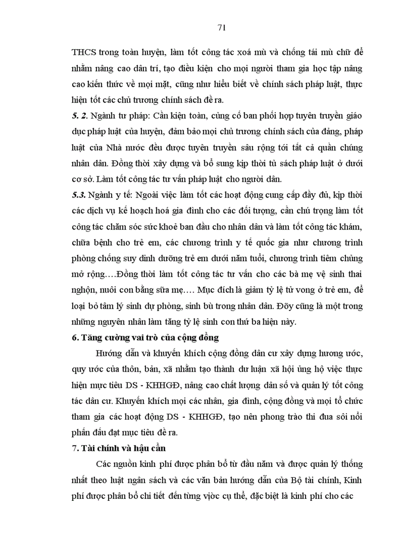 image for page Một số giải pháp nhằm nâng cao chất lượng công tác Dân số - KHHGĐ huyện Bảo Yên- tỉnh Lào Cai đến năm 2010