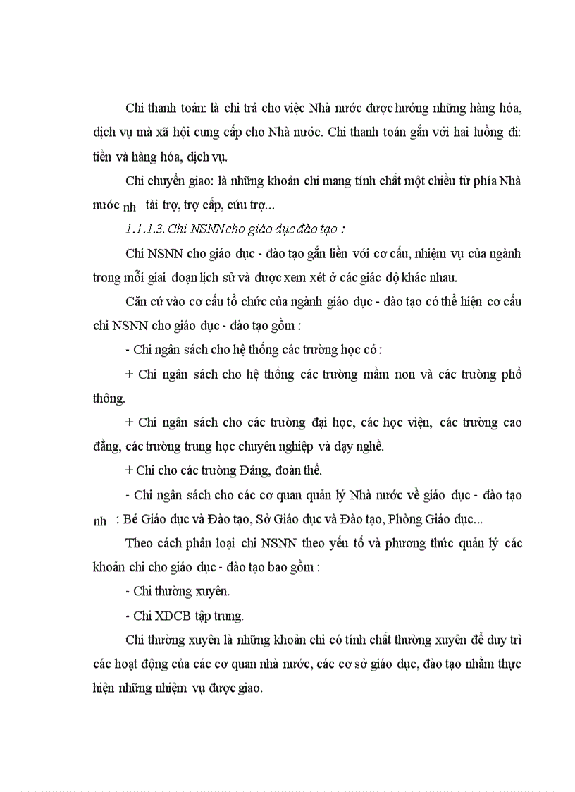 image for page Cơ chế quản lý chi ngân sách nhà nước cho giáo dục và đào tạo ở tỉnh Nghệ An giai đoạn 2001 - 2005