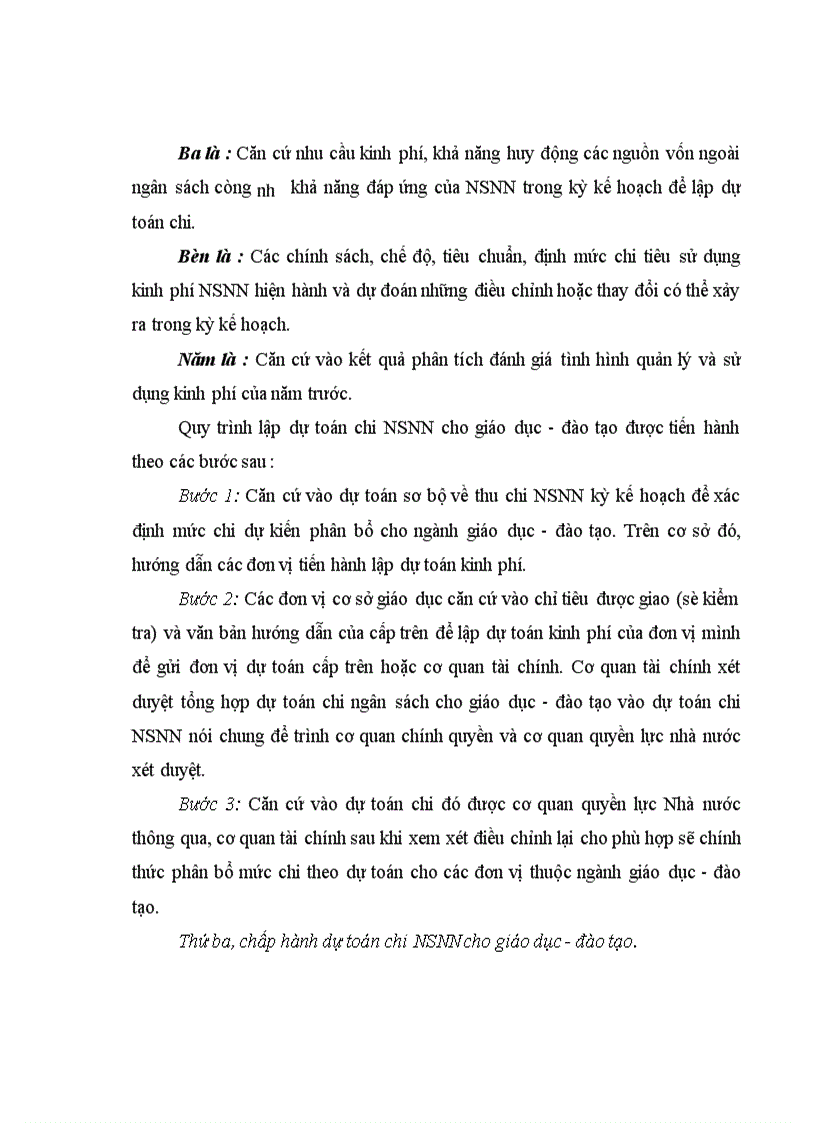 image for page Cơ chế quản lý chi ngân sách nhà nước cho giáo dục và đào tạo ở tỉnh Nghệ An giai đoạn 2001 - 2005