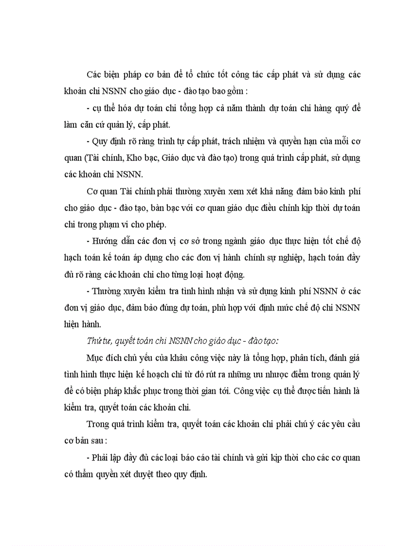 image for page Cơ chế quản lý chi ngân sách nhà nước cho giáo dục và đào tạo ở tỉnh Nghệ An giai đoạn 2001 - 2005