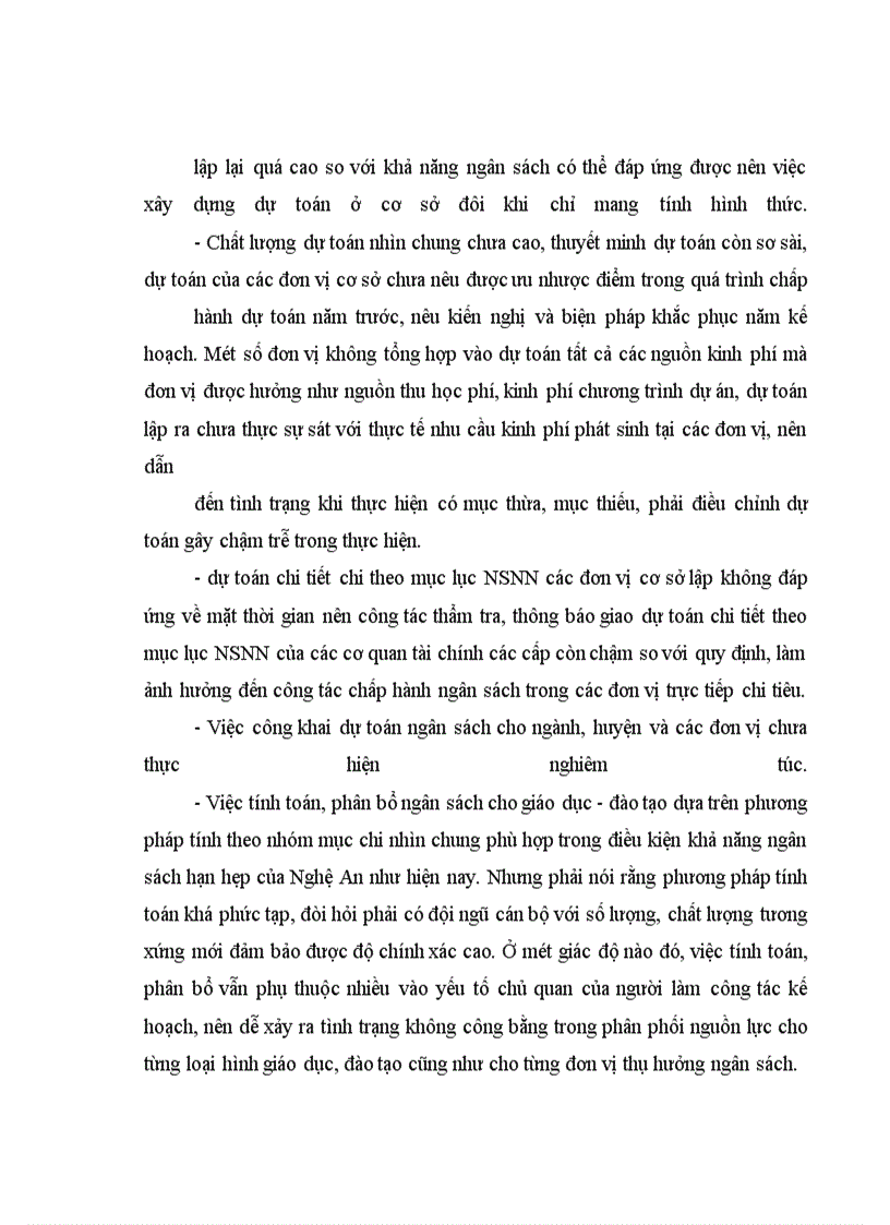 image for page Cơ chế quản lý chi ngân sách nhà nước cho giáo dục và đào tạo ở tỉnh Nghệ An giai đoạn 2001 - 2005