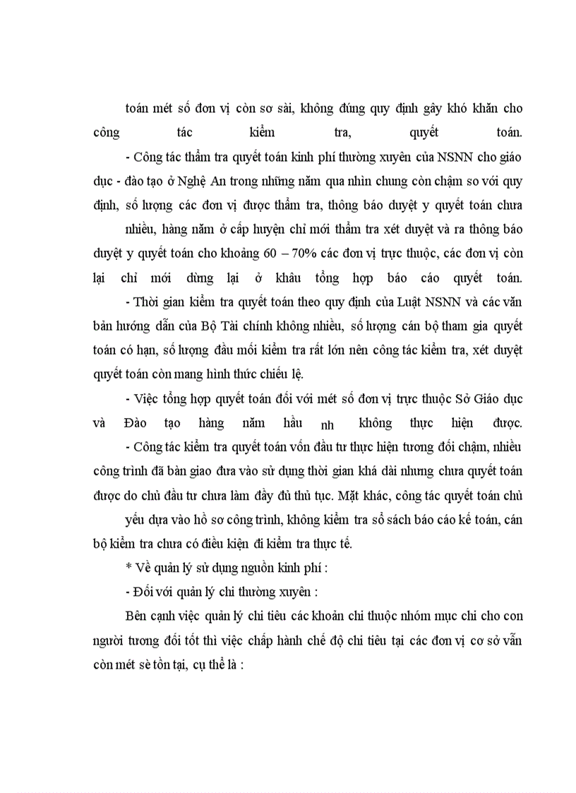 image for page Cơ chế quản lý chi ngân sách nhà nước cho giáo dục và đào tạo ở tỉnh Nghệ An giai đoạn 2001 - 2005