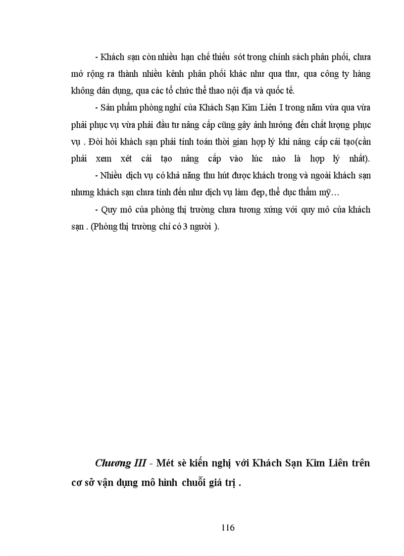 image for page Vận dụng mô hình chuỗi giá trị để phân tích khả năng cạnh tranh của khách sạn Kim Liên