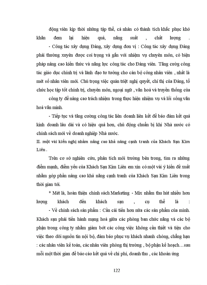 image for page Vận dụng mô hình chuỗi giá trị để phân tích khả năng cạnh tranh của khách sạn Kim Liên