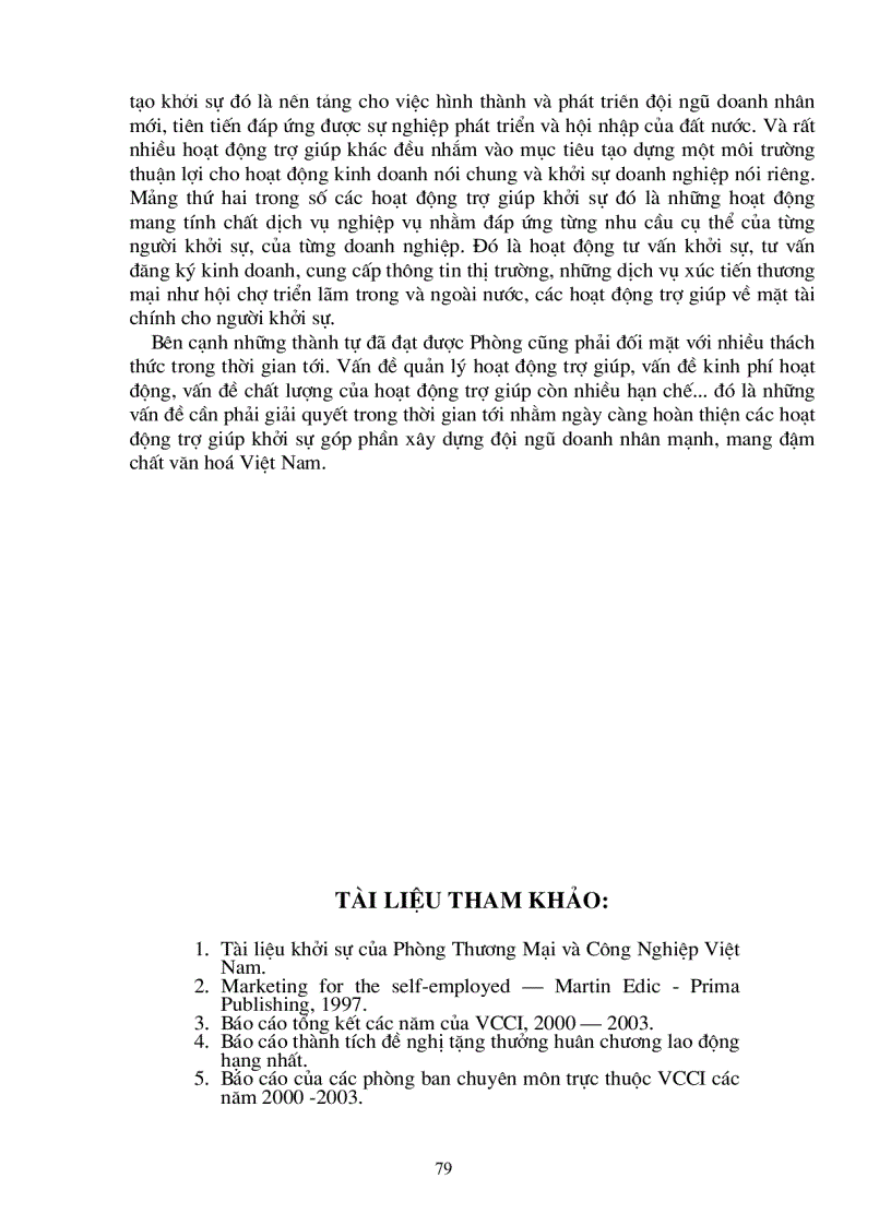 image for page Đẩy mạnh hoạt động trợ giúp khởi sự doanh nghiệp của Phòng Thương Mại và Công Nghiệp Việt Nam
