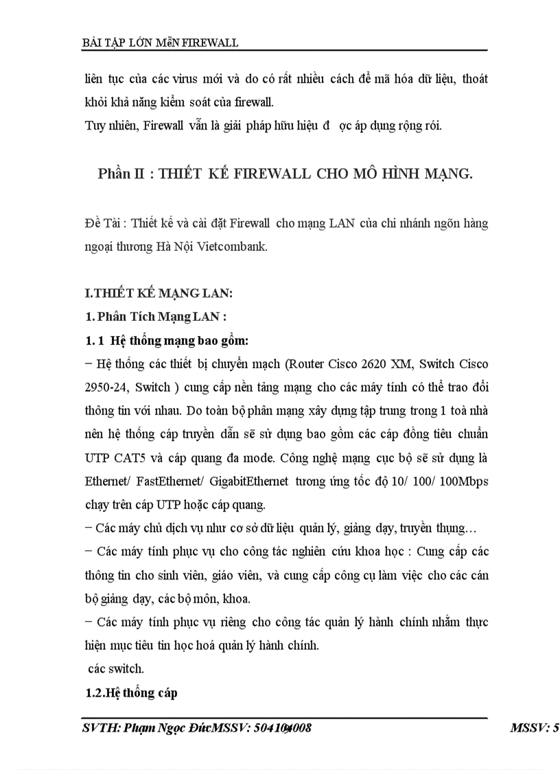 image for page Thiết kế và cài đặt Firewall cho mạng LAN của chi nhánh ngân hàng ngoại thương Hà Nội Vietcombank