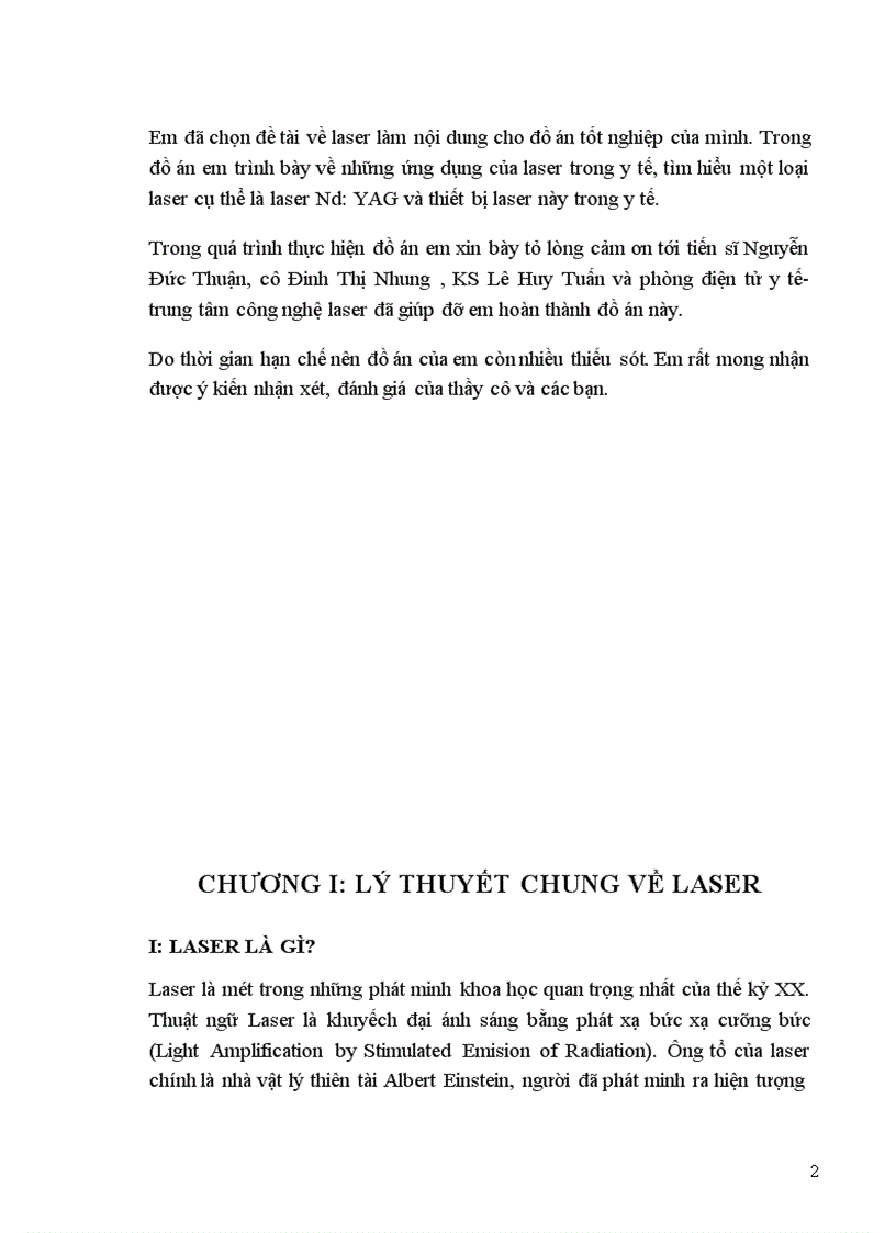 image for page Ứng dụng laser Nd:YAG trong y tế