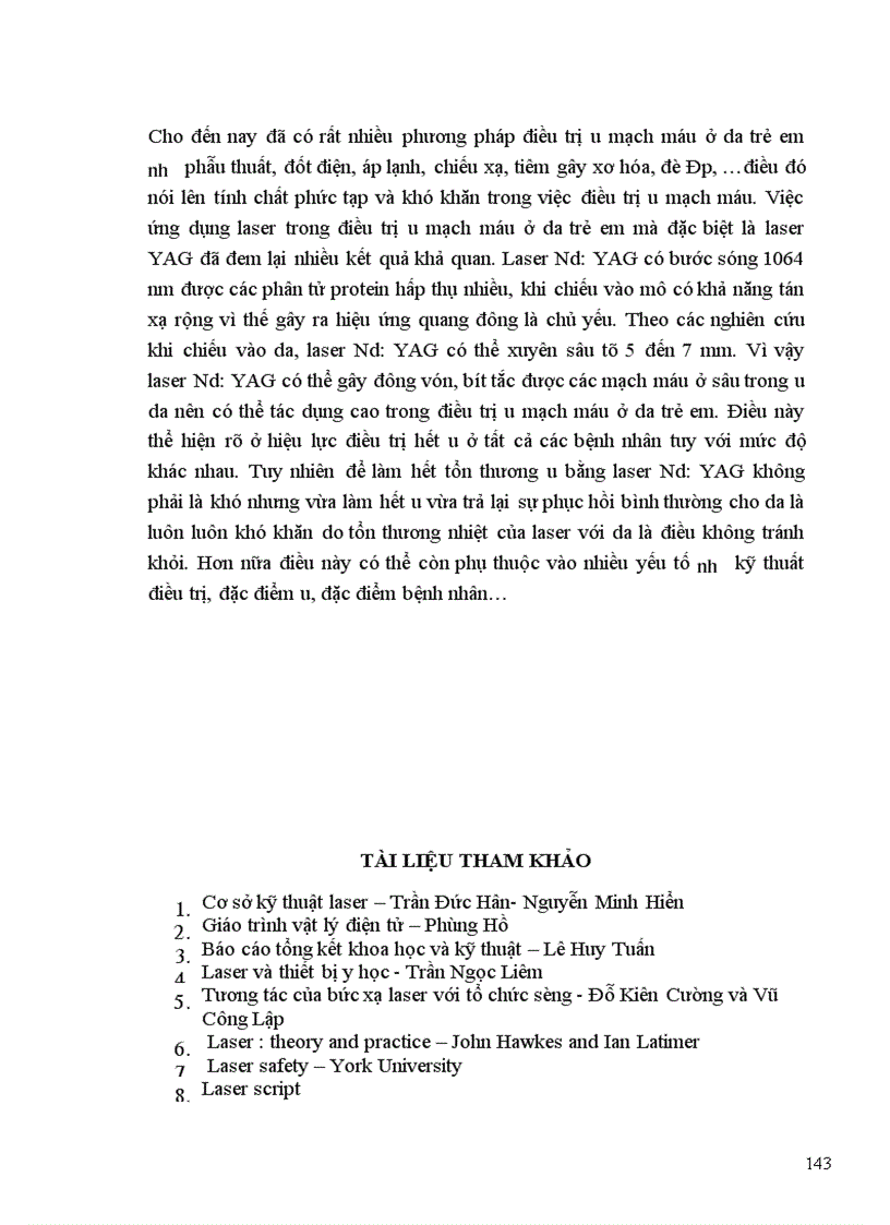 image for page Ứng dụng laser Nd:YAG trong y tế