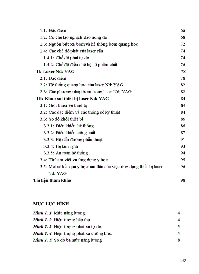 image for page Ứng dụng laser Nd:YAG trong y tế