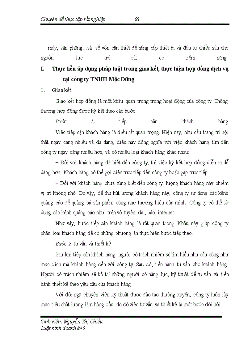 image for page Chế độ pháp lý về hợp đồng dịch vụ- thực tiễn áp dụng tại công ty TNHH Mộc Dũng