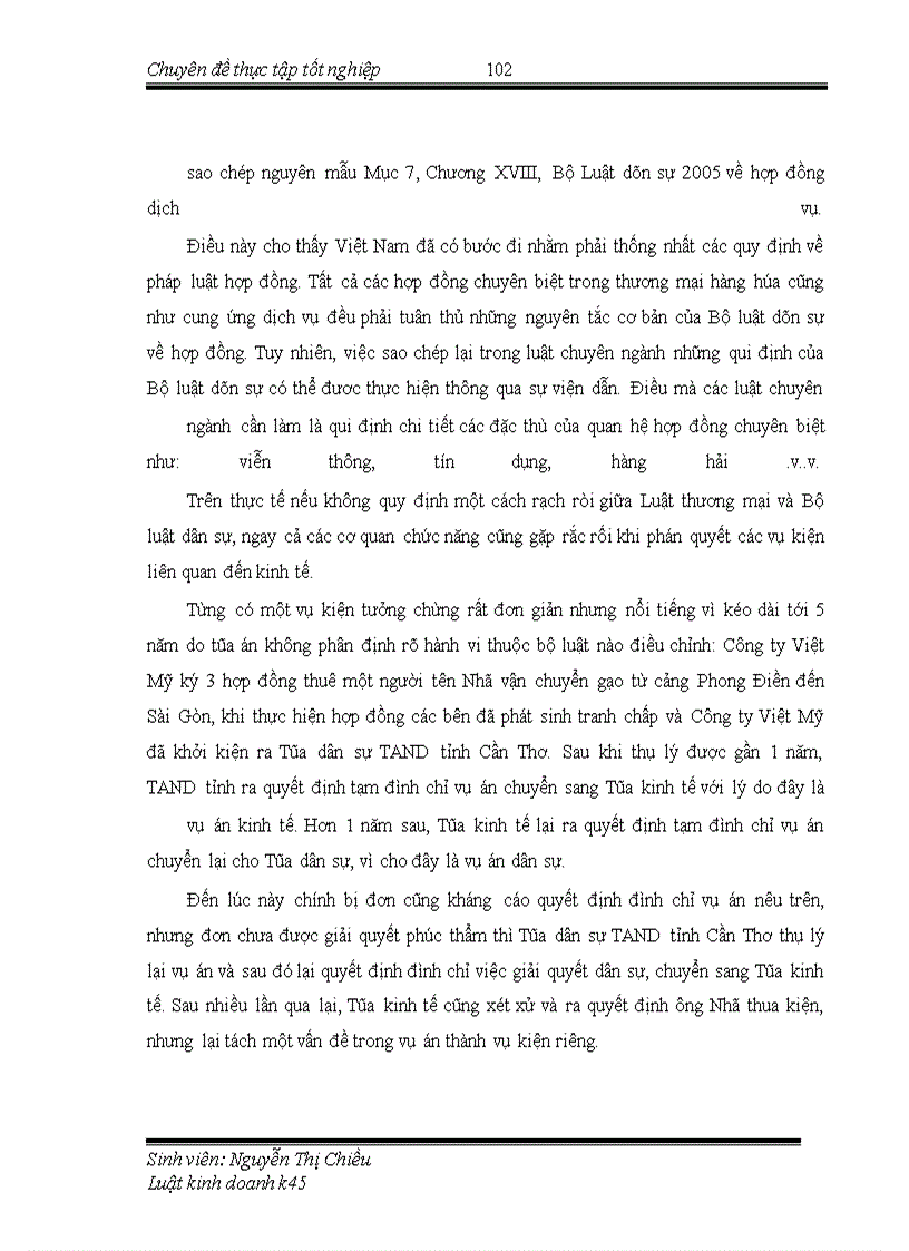image for page Chế độ pháp lý về hợp đồng dịch vụ- thực tiễn áp dụng tại công ty TNHH Mộc Dũng