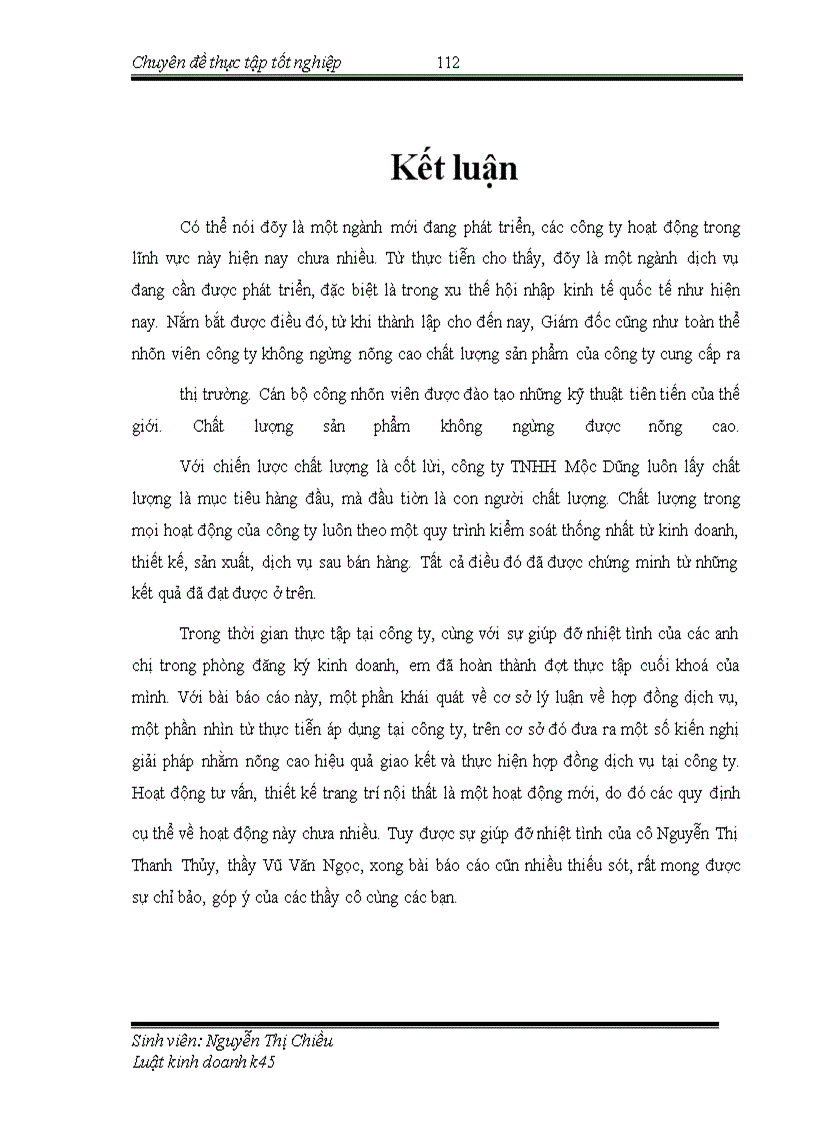 image for page Chế độ pháp lý về hợp đồng dịch vụ- thực tiễn áp dụng tại công ty TNHH Mộc Dũng