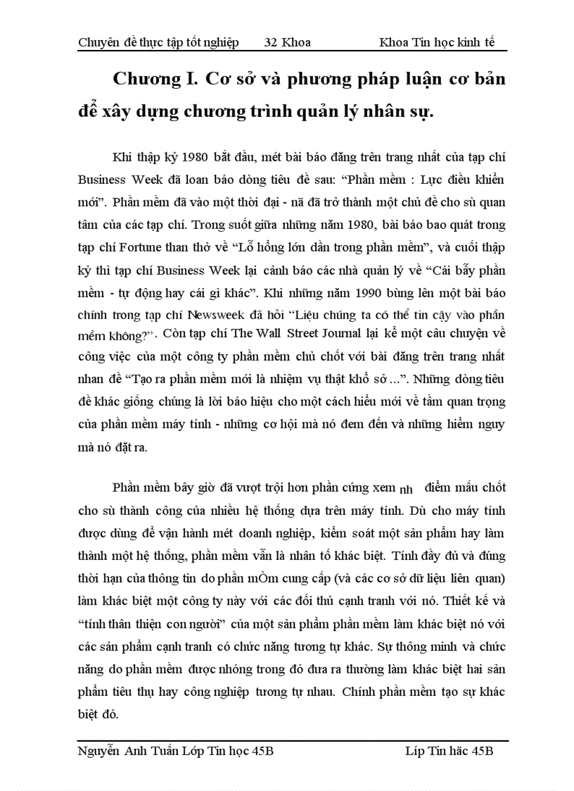 image for page Xây dựng chương trình quản lý nhân sự