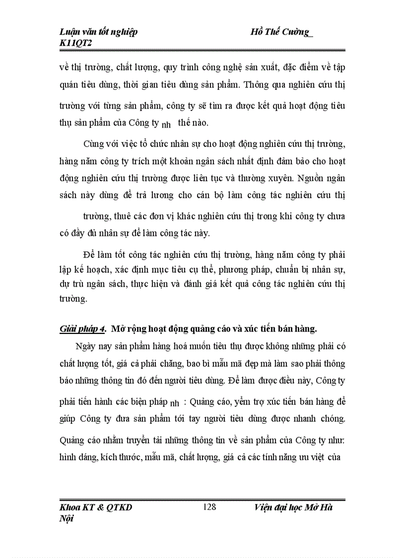 image for page Vấn đề hoàn thiện hoạt động tiêu thụ sản phẩm tại Công ty thực phẩm Miền Bắc