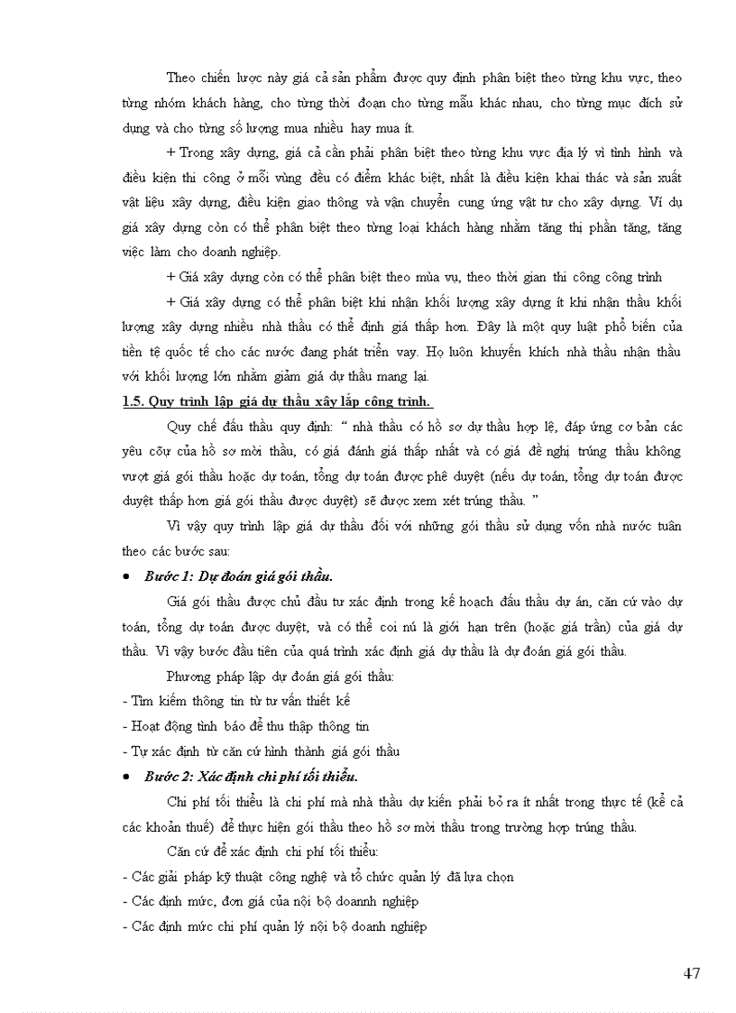 image for page Xác định giá dự thầu xây lắp gói thầu xây dựng khu biệt thự cho thuê