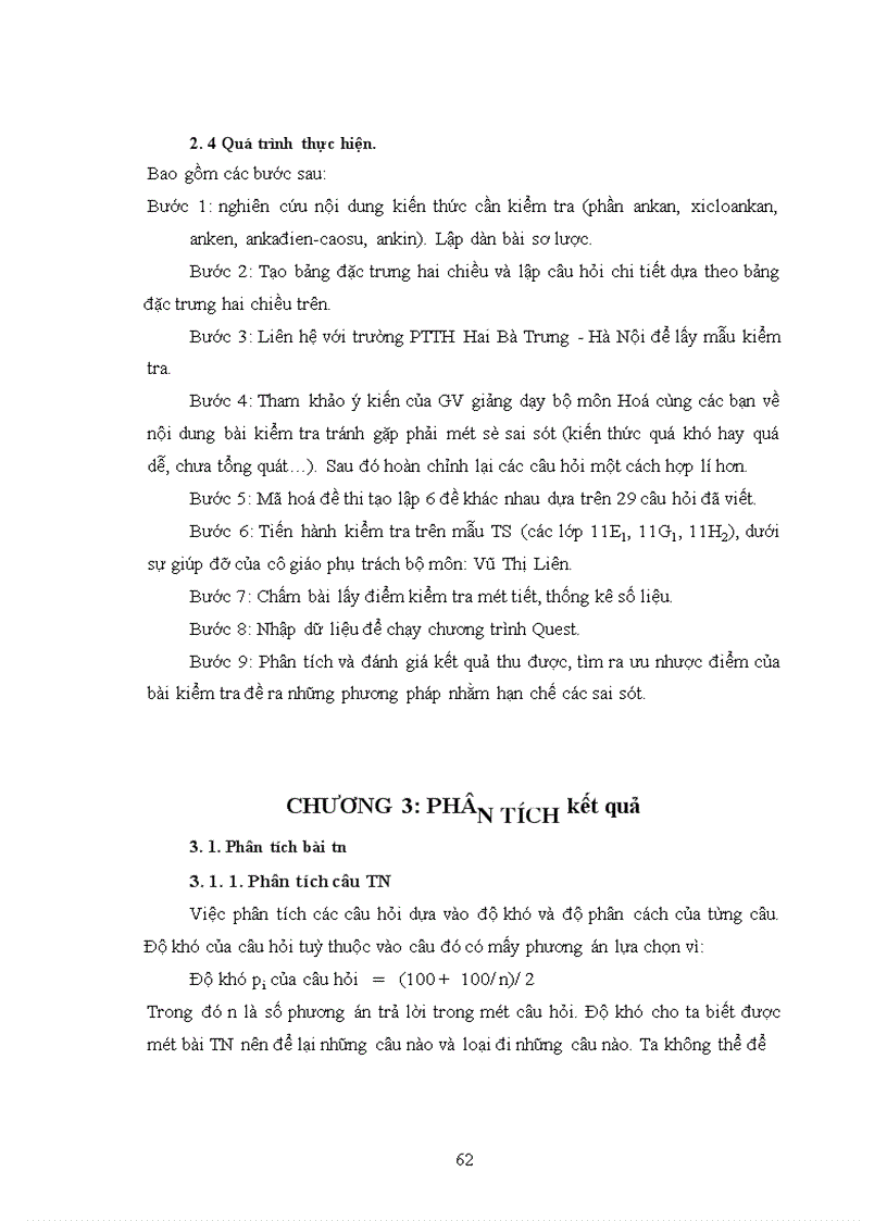 image for page Một bộ câu hỏi trắc nghiệm khách quan về môn hoá học lớp 11