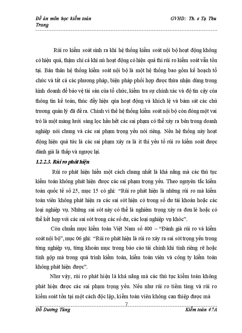 image for page Nghiên cứu rủi ro kiểm toán và các giải pháp giảm thiểu rủi ro kiểm toán