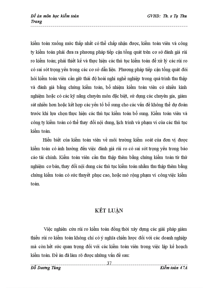 image for page Nghiên cứu rủi ro kiểm toán và các giải pháp giảm thiểu rủi ro kiểm toán