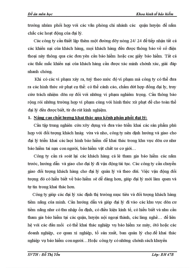 image for page Một số vấn đề về đại lý bảo hiểm phi nhân thọ trong các doanh nghiệp bảo hiểm ở Việt Nam hiện nay