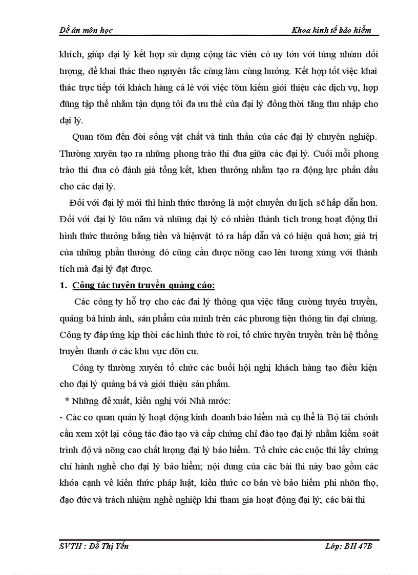 image for page Một số vấn đề về đại lý bảo hiểm phi nhân thọ trong các doanh nghiệp bảo hiểm ở Việt Nam hiện nay