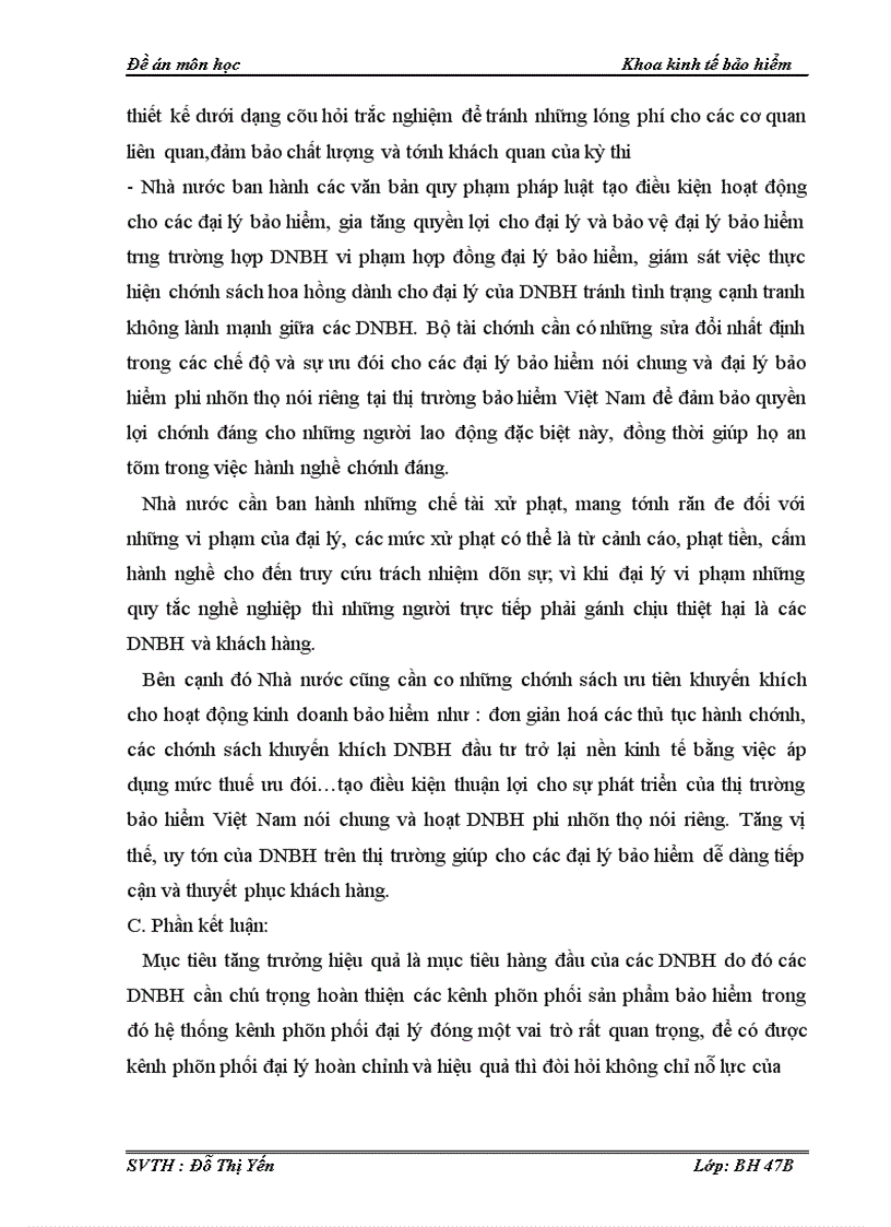 image for page Một số vấn đề về đại lý bảo hiểm phi nhân thọ trong các doanh nghiệp bảo hiểm ở Việt Nam hiện nay