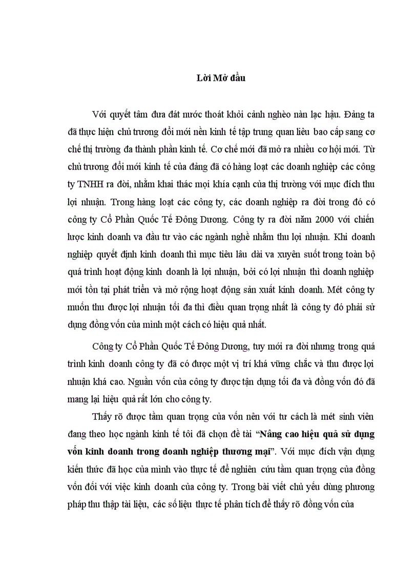 image for page Nâng cao hiệu quả sử dụng vốn kinh doanh trong doanh nghiệp thương mại