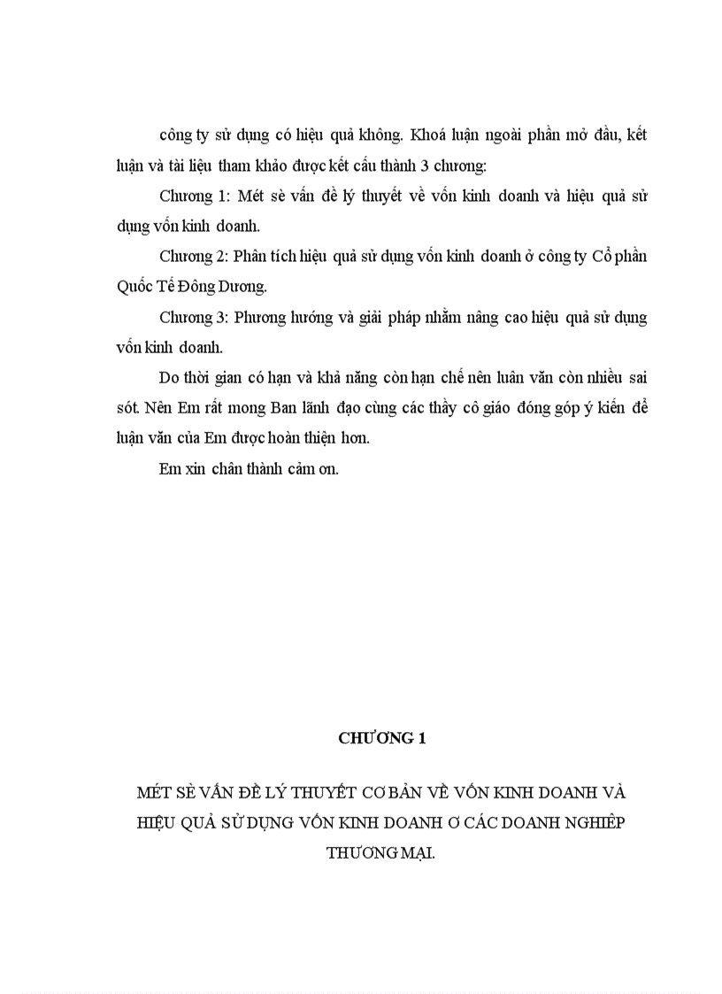 image for page Nâng cao hiệu quả sử dụng vốn kinh doanh trong doanh nghiệp thương mại