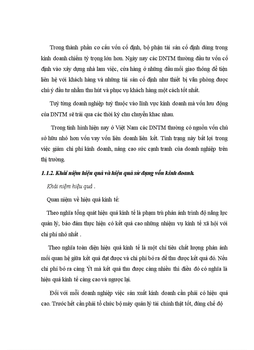 image for page Nâng cao hiệu quả sử dụng vốn kinh doanh trong doanh nghiệp thương mại