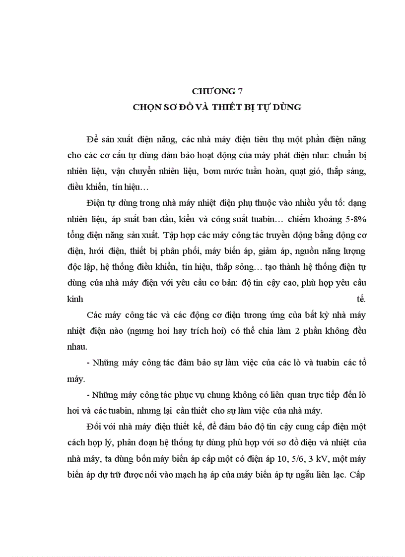 image for page Tính toán kinh tế – kỹ thuật lựa chọn phương án