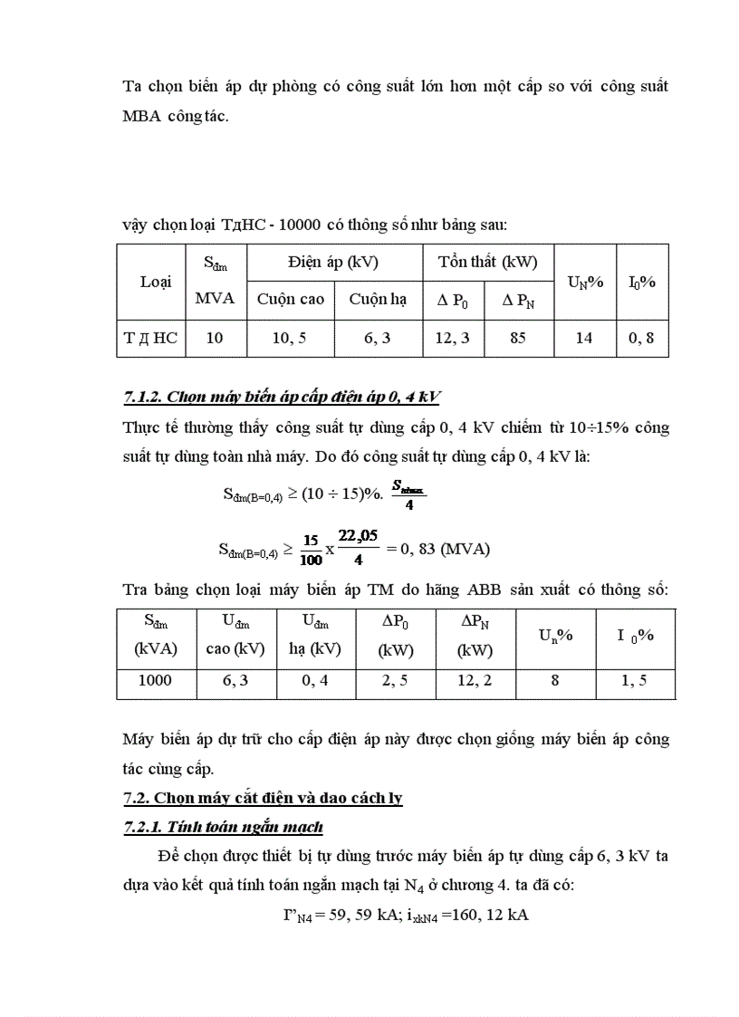 image for page Tính toán kinh tế – kỹ thuật lựa chọn phương án