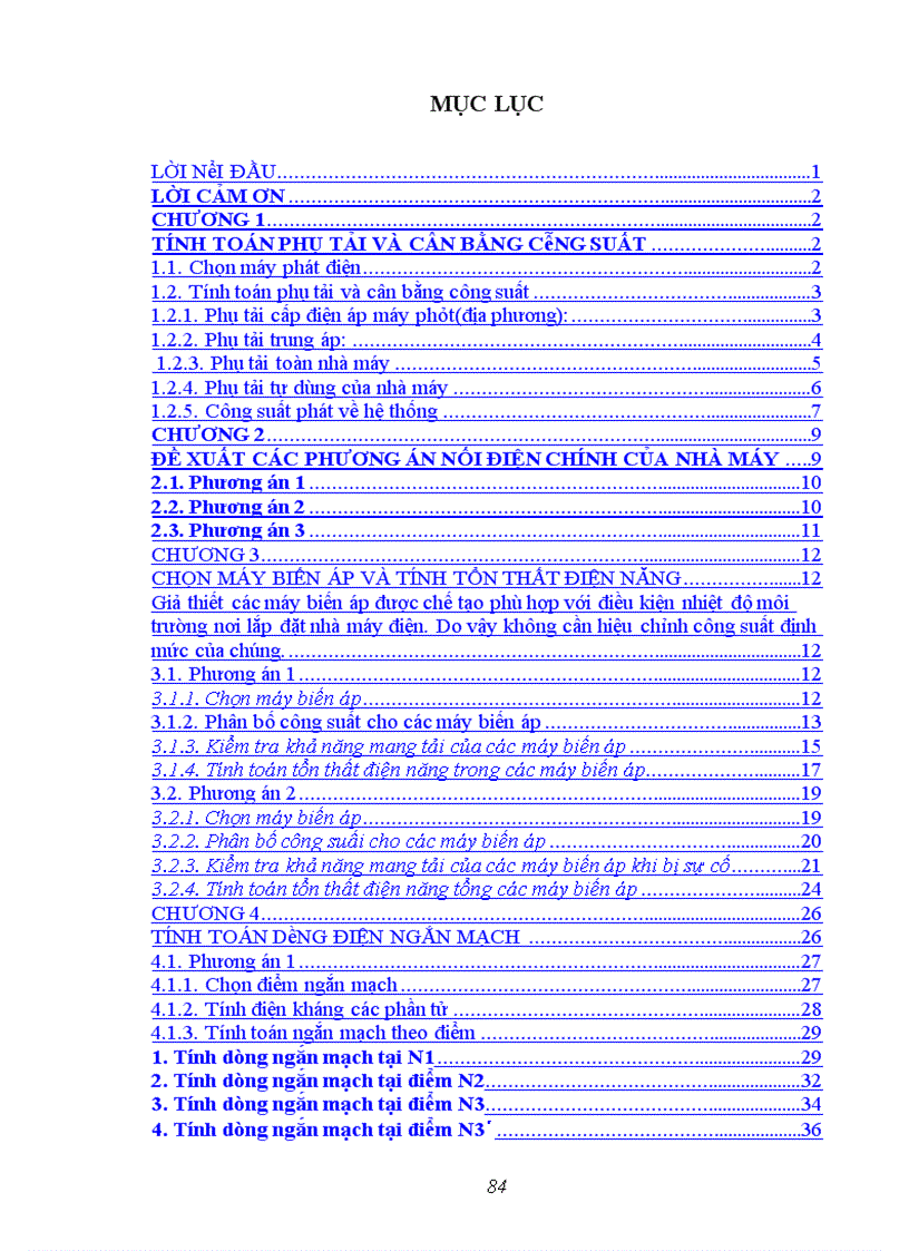 image for page Tính toán kinh tế – kỹ thuật lựa chọn phương án