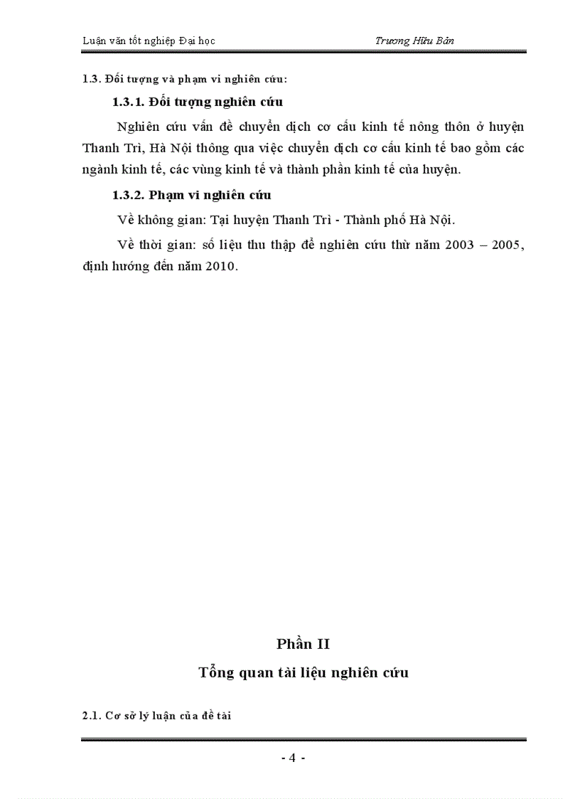 image for page Trực trạng và một số giải pháp chủ yếu nhằm chuyển dịch cơ cấu kinh tế nông thôn huyện Thanh Trì theo hướng công nghiệp hoá - hiện đại hoá