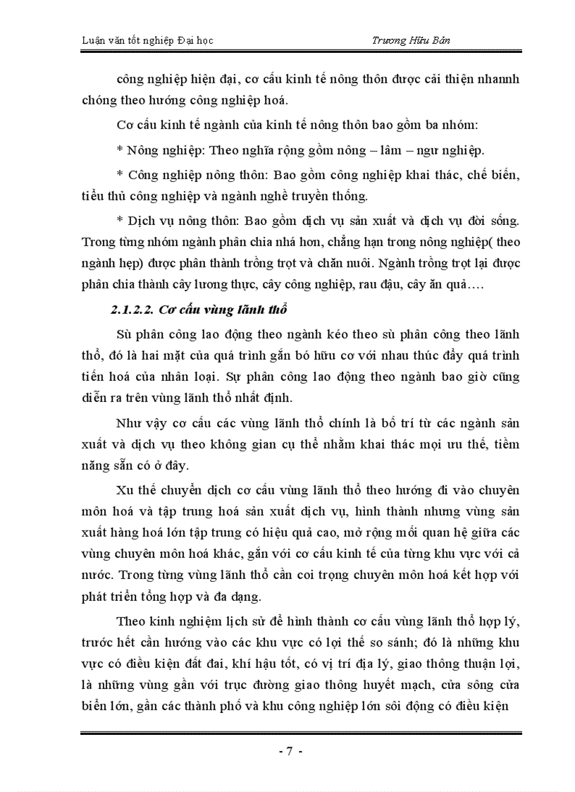 image for page Trực trạng và một số giải pháp chủ yếu nhằm chuyển dịch cơ cấu kinh tế nông thôn huyện Thanh Trì theo hướng công nghiệp hoá - hiện đại hoá