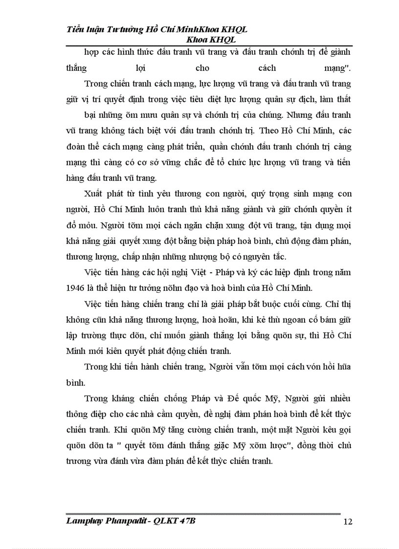 image for page Hãy phân tích những điểm sáng tạo trong quan điểm của Hồ Chí Minh về cách mạng giải phóng dân tộc và chứng minh