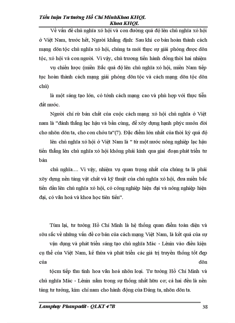 image for page Hãy phân tích những điểm sáng tạo trong quan điểm của Hồ Chí Minh về cách mạng giải phóng dân tộc và chứng minh