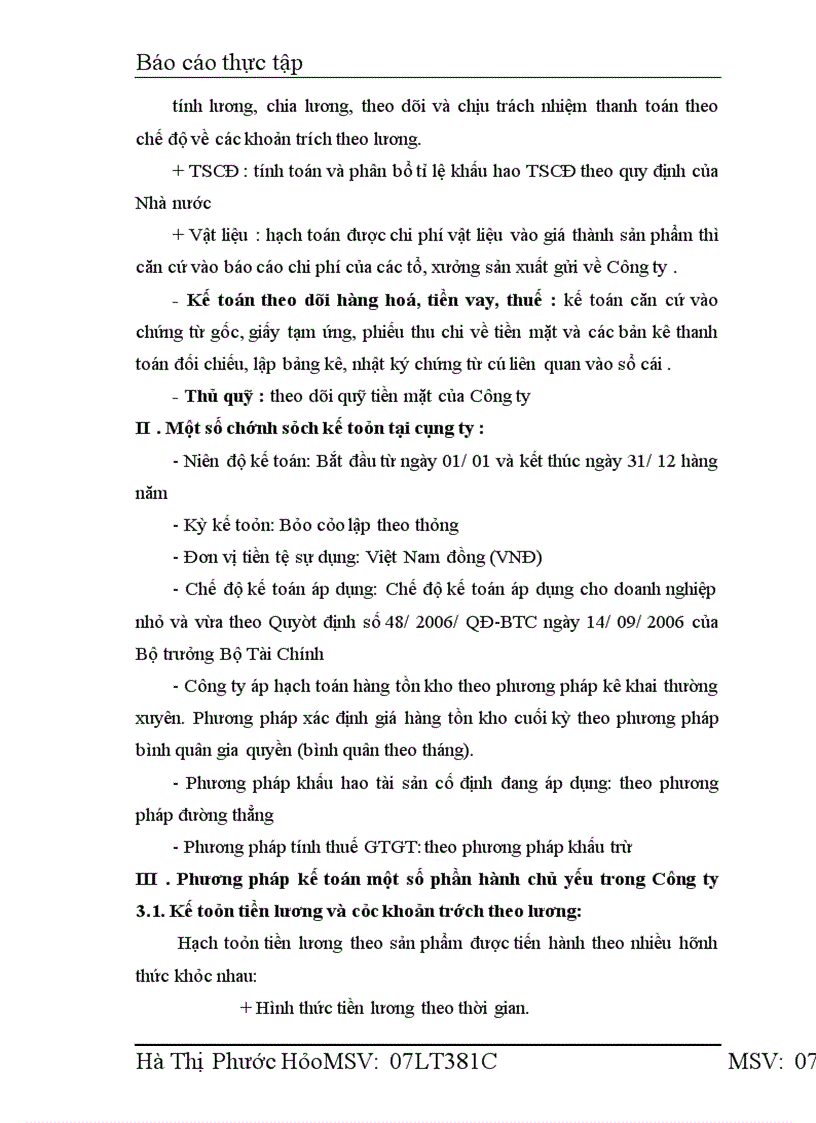 image for page Thực tập Báo cáo thực tập tại Công ty TNHH Hoàn Mỹ