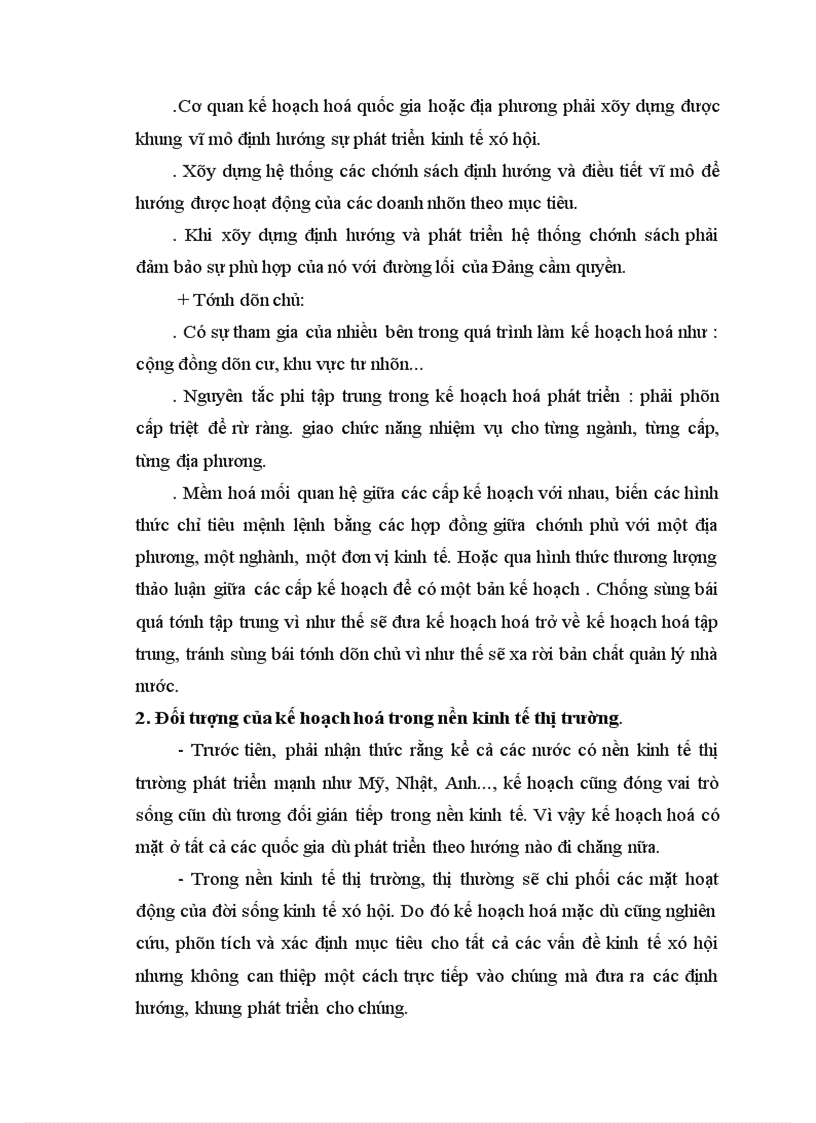 image for page Sự cần thiết phải đổi mới công tác kế hoạch hoá theo hướng mở rộng tính dân chủ