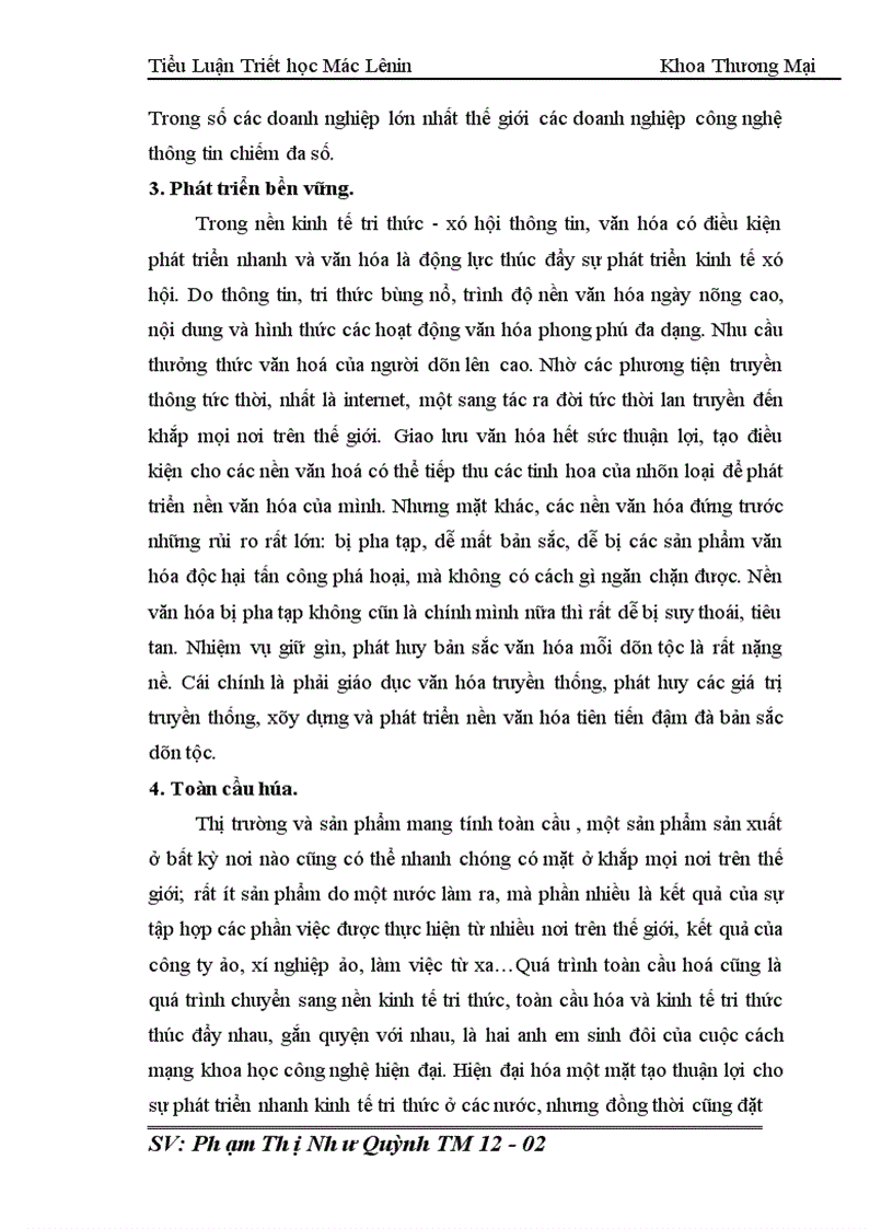 image for page Nhận thức của lãnh đạo trường ĐH KD&CNHN về nền KTTT.