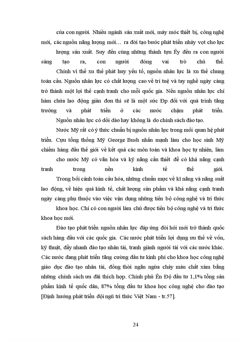 image for page Việc phát triển và sử dụng nguồn nhân lực trong sự nghiệp công nghiệp hóa - hiện đại hóa của Việt Nam hiện nay
