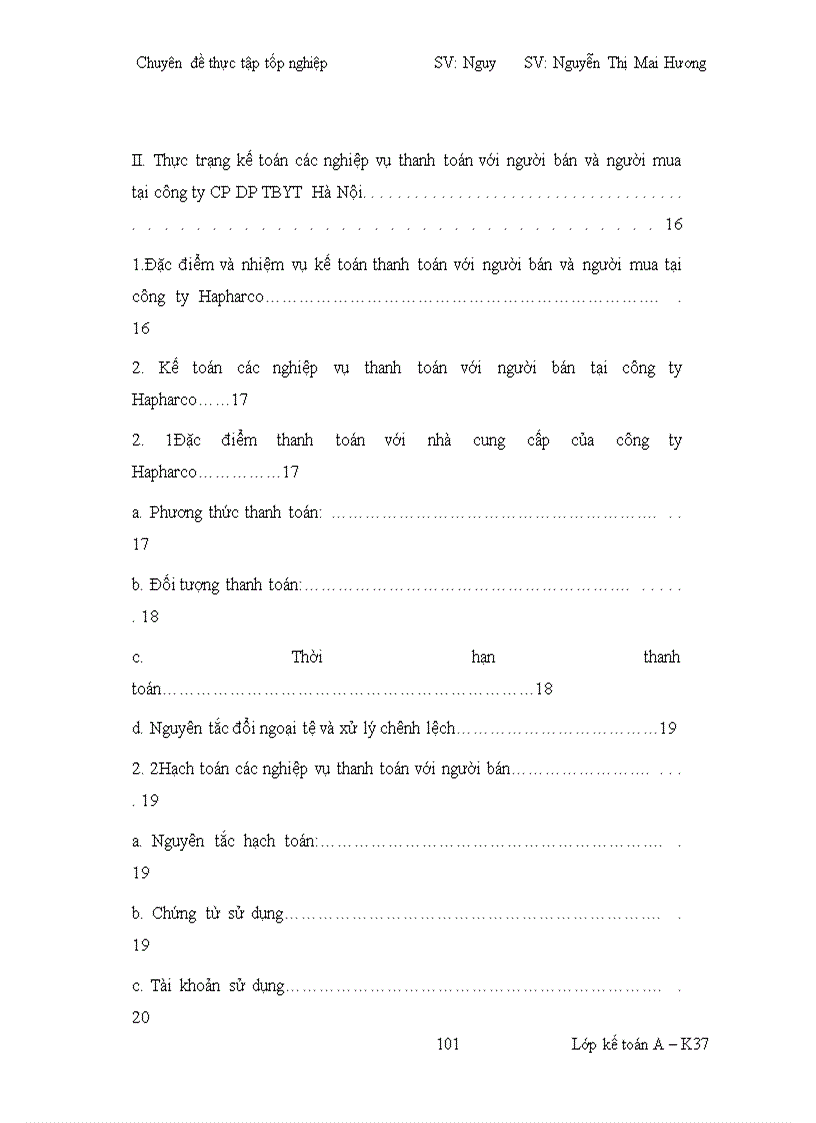 image for page Hoàn thiện kế toán các nghiệp vụ thanh toán với người bán và người mua tại công ty cổ phần dược phẩm thiết bị y tế Hà Nội