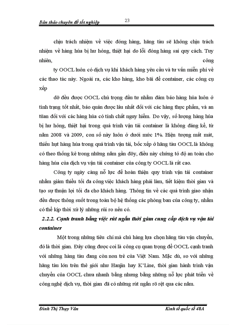 image for page Dịch vụ vận tải container của công ty tàu container hải ngoại Phương Đông (OOCL)