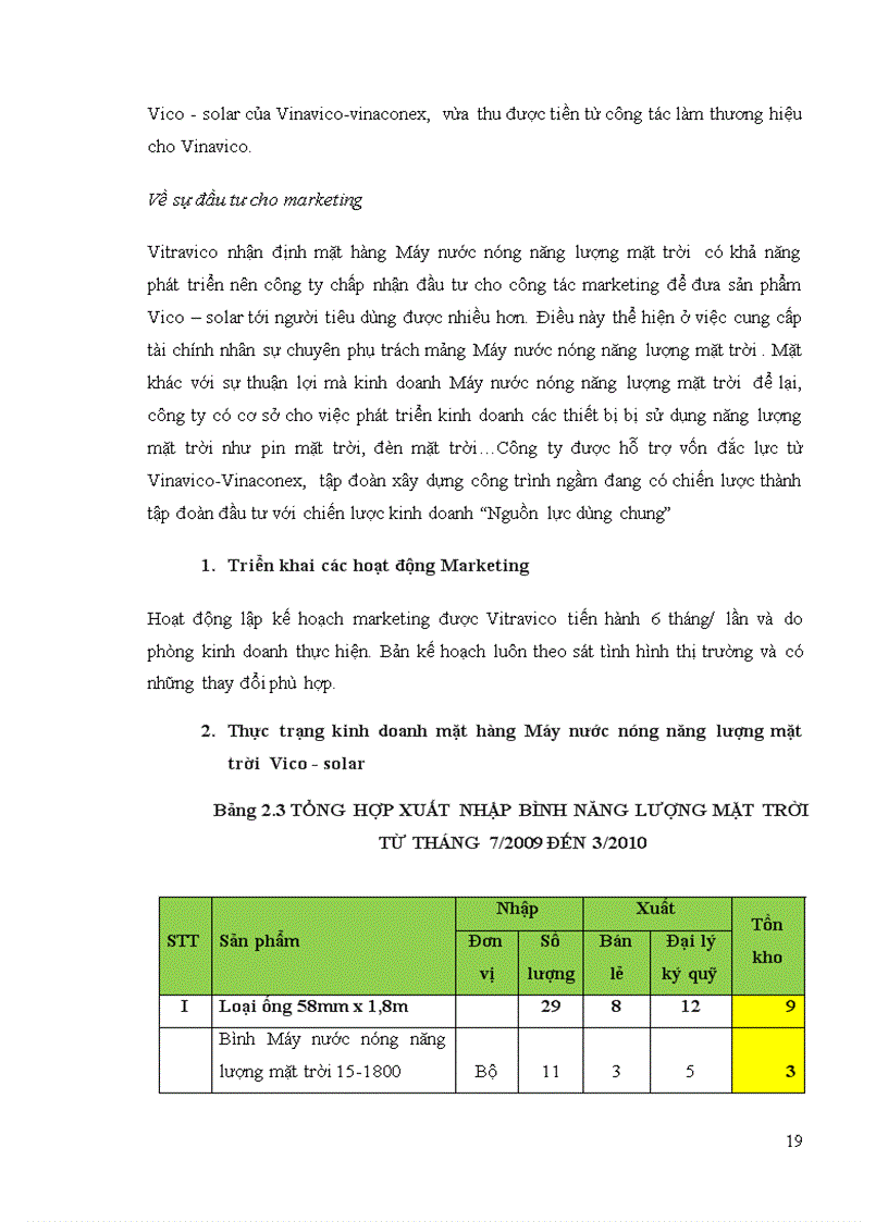 image for page Kế hoạch marketing phát triển sản phẩm bình nước nóng năng lượng mặt trời nhãn hiệu Vico-solar giai đoạn 2010-2012