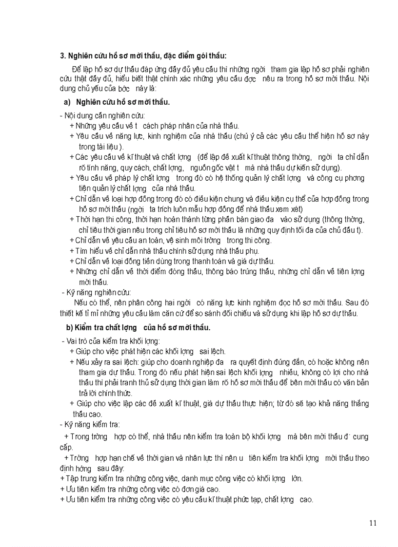 image for page Phương pháp luận lập hồ sơ dự thầu gói thầu xây lắp Công trình