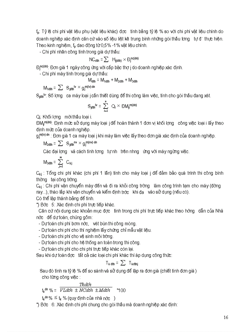 image for page Phương pháp luận lập hồ sơ dự thầu gói thầu xây lắp Công trình