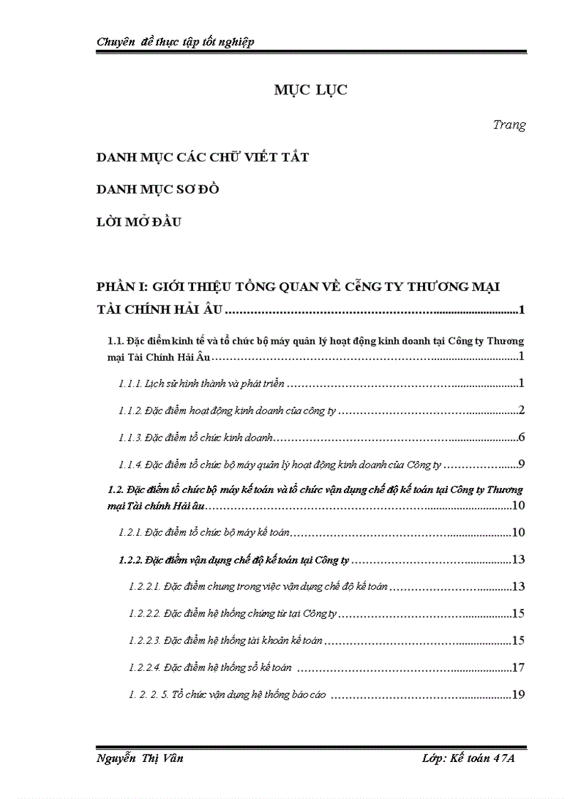 image for page Hoàn thiện kế toán bán hàng và xác định kết quả bán hàng tại Công ty Thương Mại Tài Chính Hải Âu