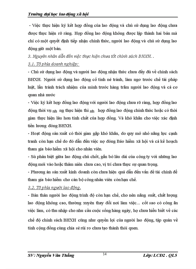 image for page Thực trạng thực hiện Bảo hiểm xã hội tại Công ty cổ phần Cơ điện lạnh ERESSON