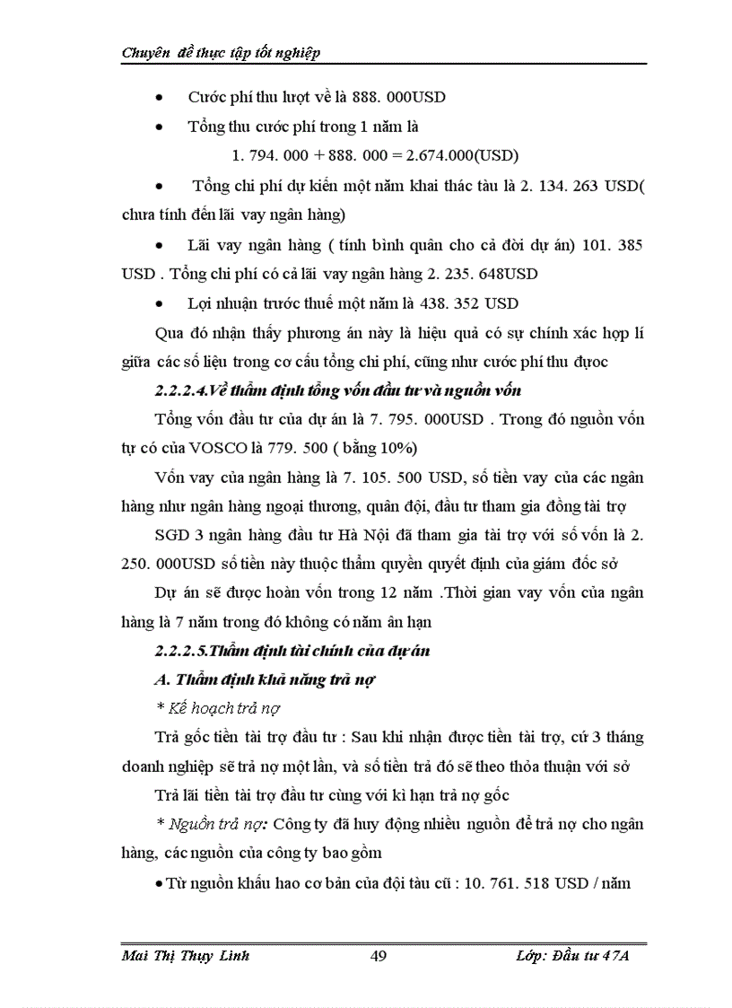 image for page Thẩm định dự án tại sở giao dịch 3 ngân hàng đầu tư và phát triển Việt Nam .Thực trạng và giải pháp